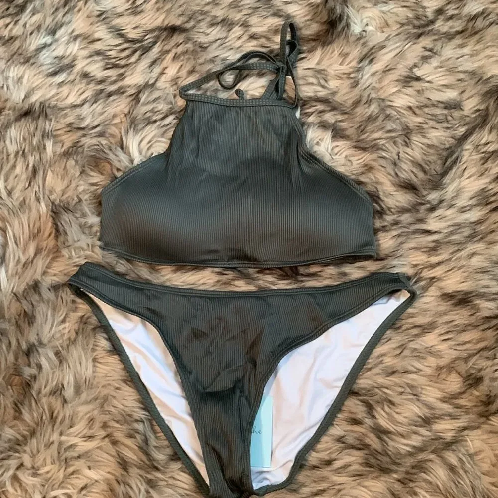 Cupshe Designer Bikini Swimsuit Swimwear L